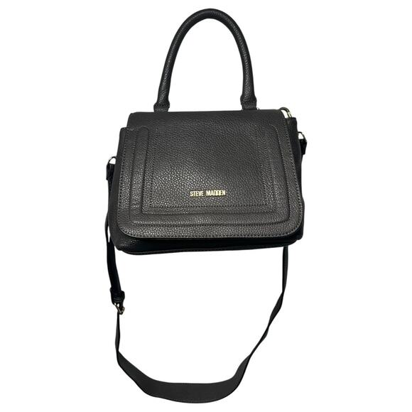 Steve Madden Handbags - Steve Madden Satchel Bag Womens Crossbody Purse Top Handle Faux Leather Classic